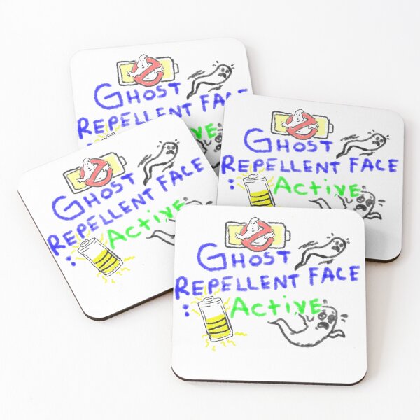 Item preview, Ghost Repellent Face Active Funny Meme Design  designed and sold by JeeraKin.