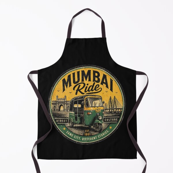 Item preview, Mumbai Auto Rickshaw Vintage Badge – Gateway of India & Bandra Worli Sea Link Street Culture Design designed and sold by Globalcitytees.