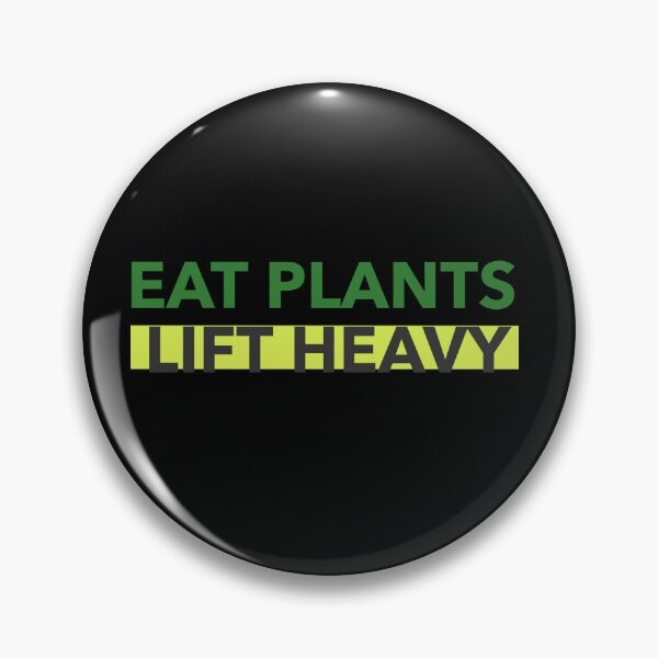 Item preview, Eat Plants Lift Heavy Vegan Fitness Strength Design designed and sold by AndaBast.