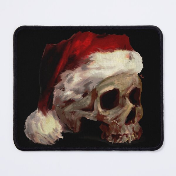 Item preview, Skull in a Santa Hat designed and sold by Jasmine Froley.