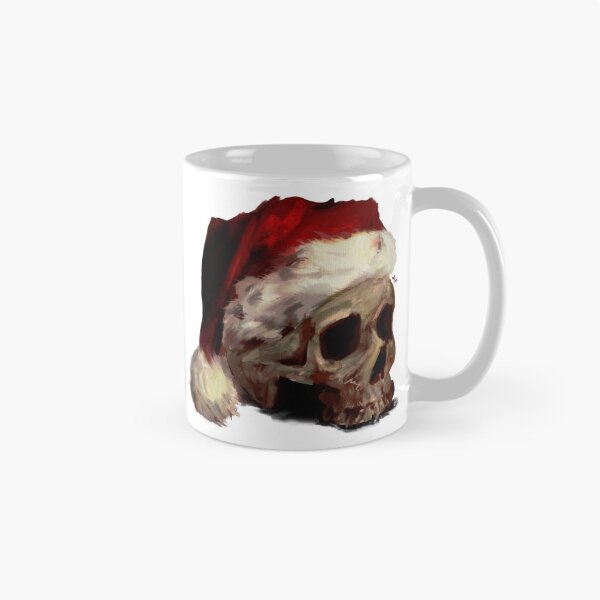 Item preview, Skull in a Santa Hat designed and sold by Jasmine Froley.