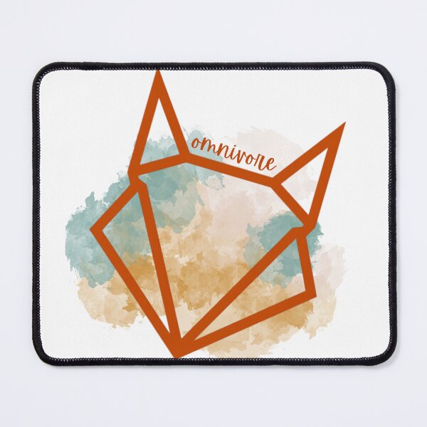 Item preview, Minimalist Red Fox – Watercolor Splatter Omnivore designed and sold by dcohea.