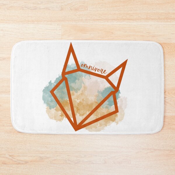 Item preview, Minimalist Red Fox – Watercolor Splatter Omnivore designed and sold by dcohea.