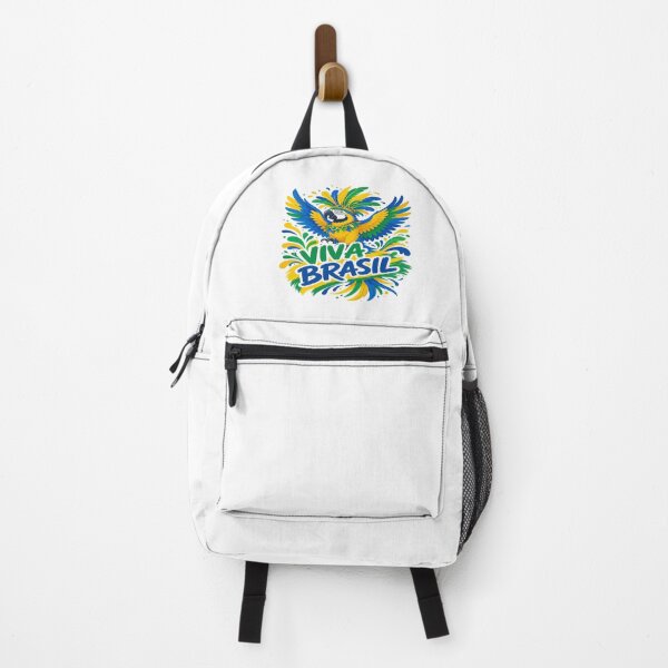 Item preview, Viva Brasil Macaw Art • Vibrant Brazilian Parrot Design Celebrating Culture, Color & Pride designed and sold by Bright Nest Studio.