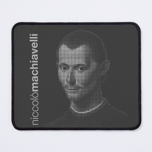 Item preview, Machiavelli halftone poster designed and sold by CMYKStudio.