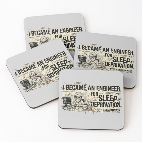 Item preview, I Became an Engineer for Sleep Deprivation designed and sold by Amr Darwish Graphic designer.