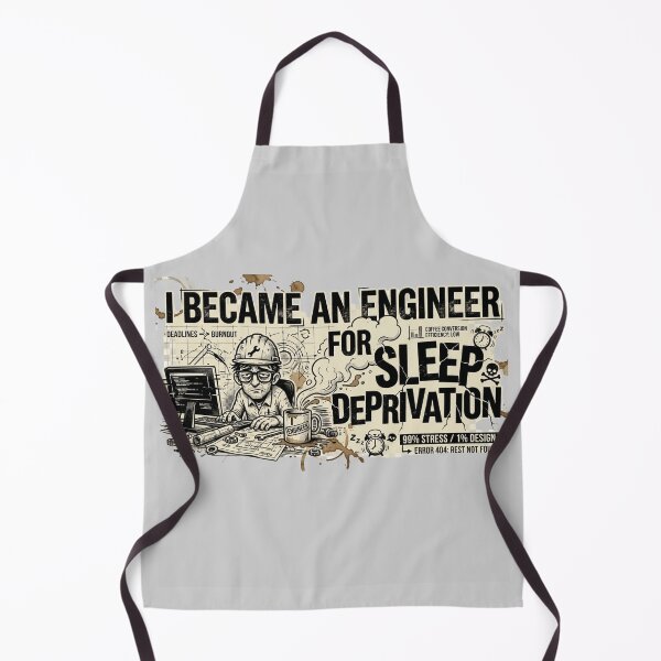 Item preview, I Became an Engineer for Sleep Deprivation designed and sold by Amr Darwish Graphic designer.