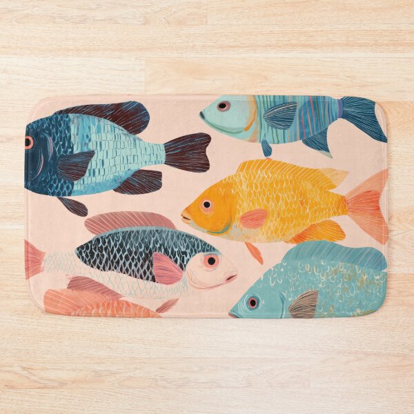 Item preview, LOST FISH – Modern Home Art Print designed and sold by MarkedArtPrints.