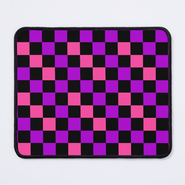 Item preview, Purple Black Pink Checkered Design designed and sold by PatternTitan.