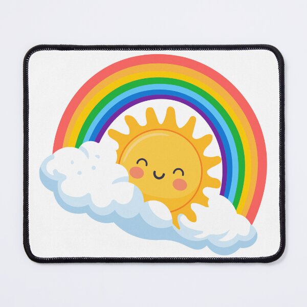 Item preview, Rainbow Sun Cute Summer Art designed and sold by BetweenForms.