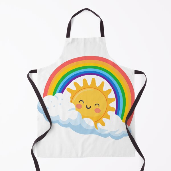 Item preview, Rainbow Sun Cute Summer Art designed and sold by BetweenForms.