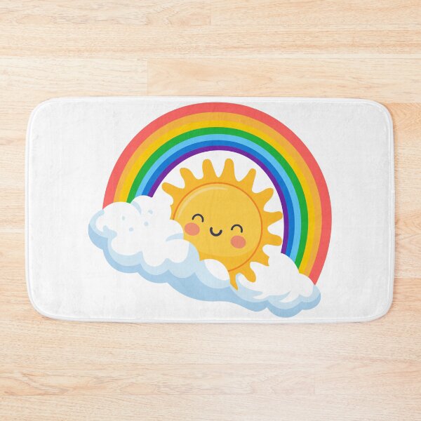Item preview, Rainbow Sun Cute Summer Art designed and sold by BetweenForms.