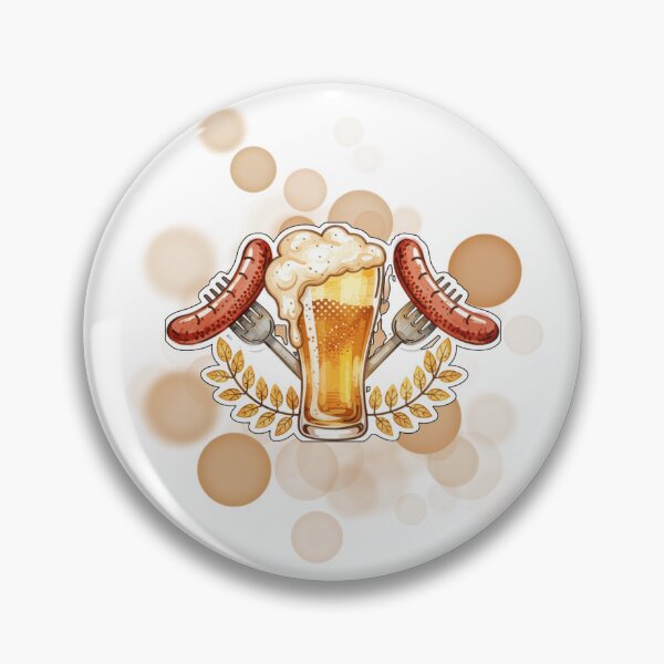 Item preview, German Pretzel and Bratwurst Oktoberfest Food Design designed and sold by iamKRUK.