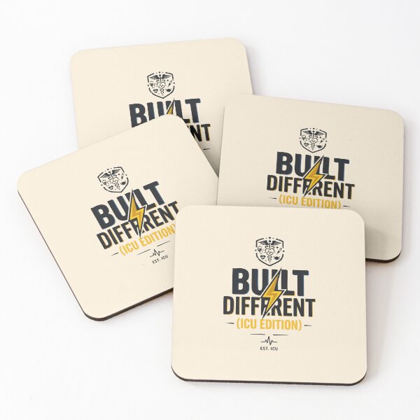 Item preview, Built Different ICU Edition Critical Care Nurse Design designed and sold by Dantin.