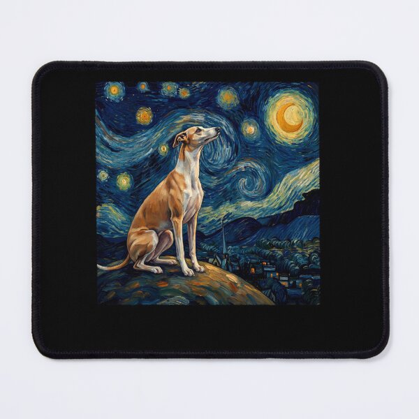 Item preview, Whippet Starry Night Van Gogh Art Dog Lover designed and sold by TerryConnells.