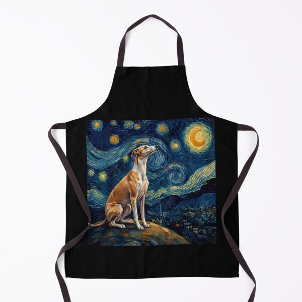 Item preview, Whippet Starry Night Van Gogh Art Dog Lover designed and sold by TerryConnells.