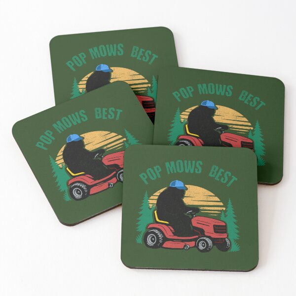 Item preview, Pop Mows Best Bigfoot Riding Lawn Mower Funny Dad Gift designed and sold by donwillisjrart.