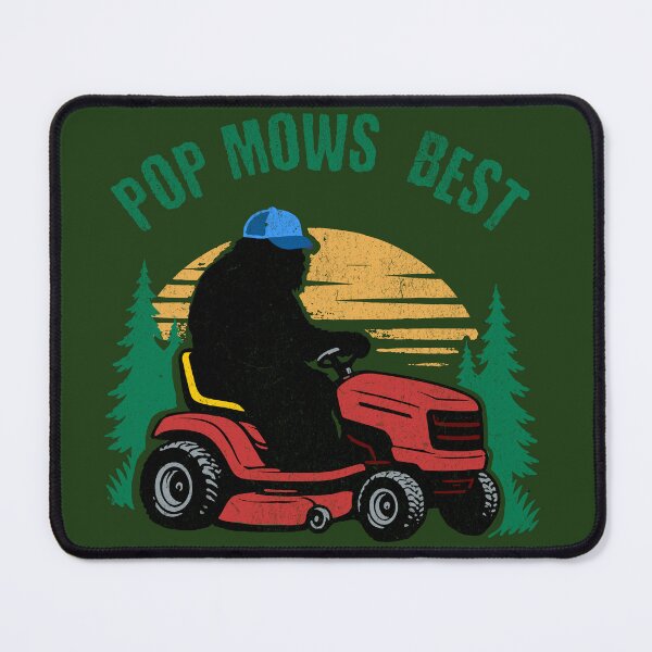 Item preview, Pop Mows Best Bigfoot Riding Lawn Mower Funny Dad Gift designed and sold by donwillisjrart.