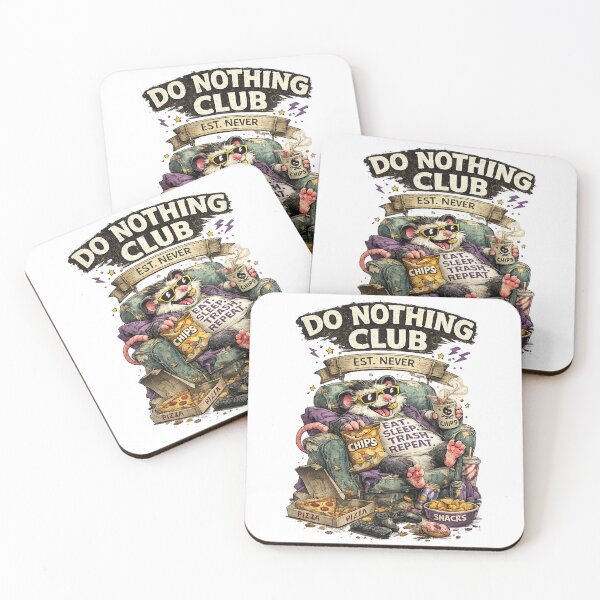 Item preview, Do Nothing Club Opossum – Funny Lazy Chill Meme Design designed and sold by Clothes With Smiling Animals Walt Gral.
