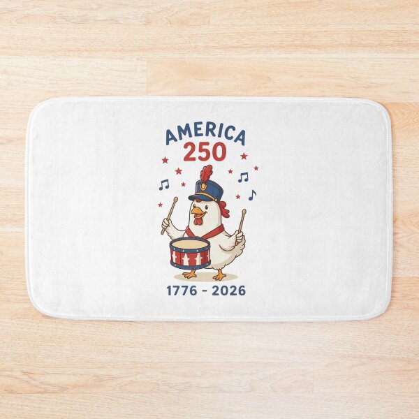 Item preview, America 250 Drummer Chicken Art - Funny Patriotic USA 1776-2026 Semiquincentennial Celebration Design designed and sold by Picasfarmer.