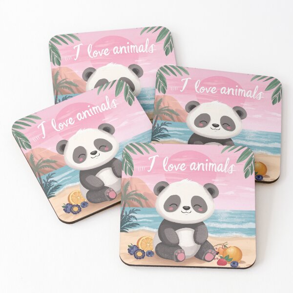 Item preview, Panda na plaży designed and sold by Motherkey.