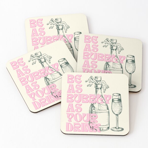 Item preview, Be As Bubbly As You Drink Vintage Champagne Pop Art designed and sold by PulseCanvas.