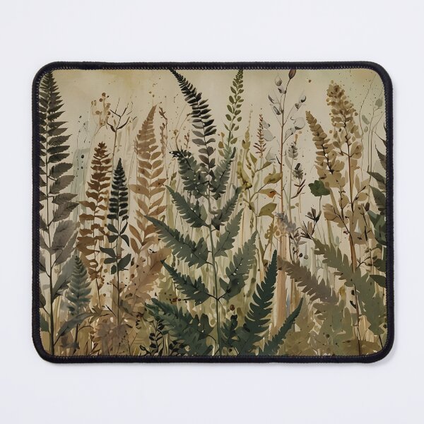Item preview, Crafted Collage Botanical Fern Vintage Mixed Media designed and sold by Glitchart66.