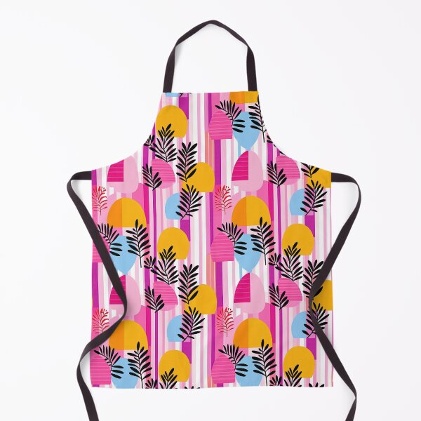 Item preview, Colorful Retro Memphis Geometric Botanical Pattern designed and sold by Athena2520.