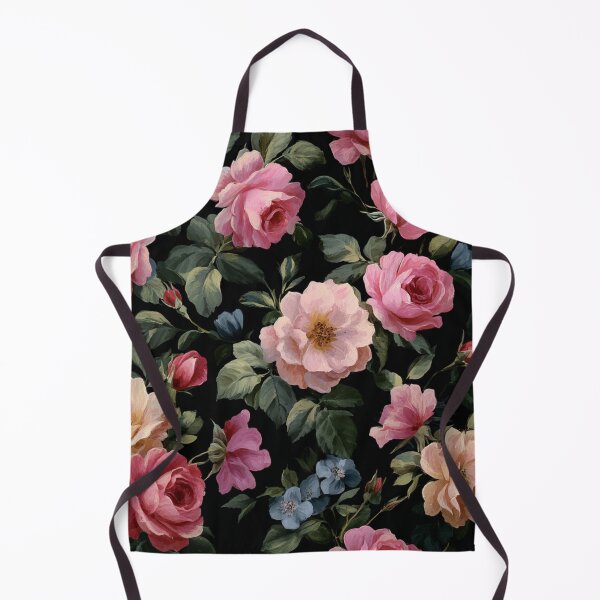 Item preview, Midnight Flowers Pattern Vintage Watercolor Romantic Roses designed and sold by GrinGalore.