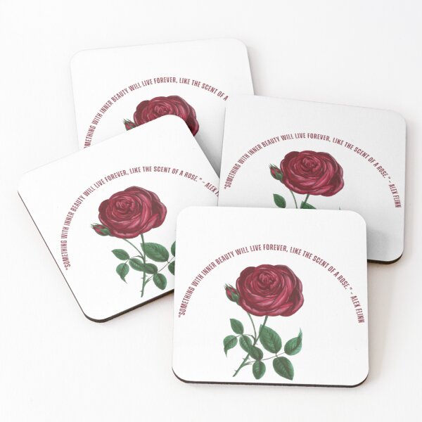 Item preview, Soft Aesthetic Rose Quote – Inner Beauty Floral Art | Cottagecore Vintage Flower Design designed and sold by GloboStyle Design .