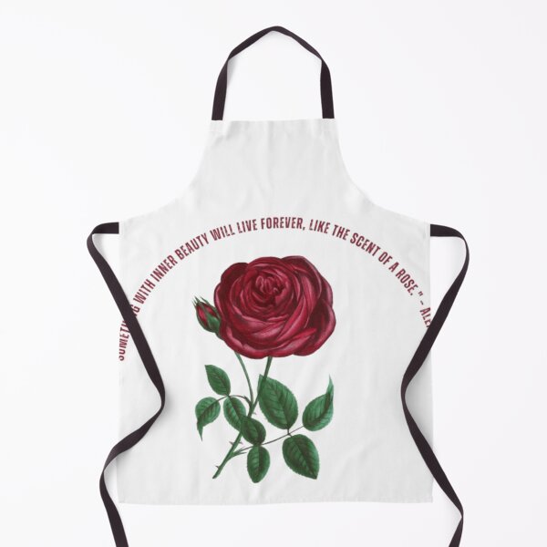 Item preview, Soft Aesthetic Rose Quote – Inner Beauty Floral Art | Cottagecore Vintage Flower Design designed and sold by GloboStyle Design .