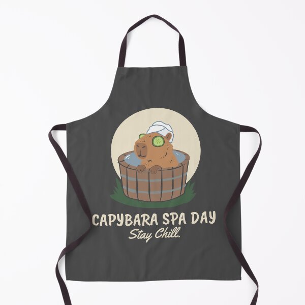 Item preview, Capybara Spa Day - Zen Aesthetic Self-Care designed and sold by KristineKaren.