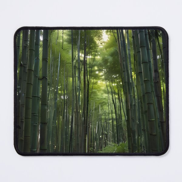 Item preview, Biophilic Bamboo Grove Serene Green Zen Forest designed and sold by Glitchart66.