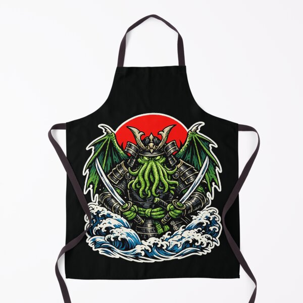 Item preview, Eldritch Samurai cthulhu Warrior – Ocean Horror Mythic Fighter designed and sold by SidTastic .