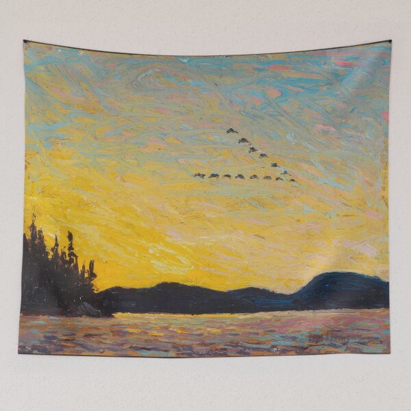 Item preview, New Upload 46 - tom thomson - Best artist - Tom Thomson – Spirit of the Canadian Wilderness – Framed Print designed and sold by KirstenShShop.