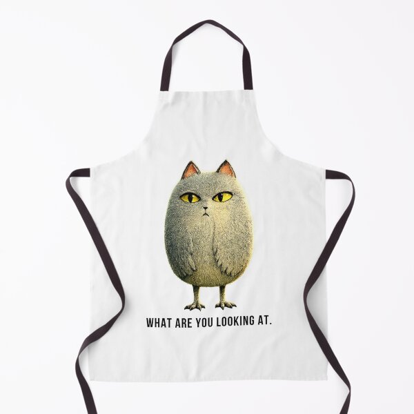 Item preview, What Are You Looking At Owl Cat designed and sold by MoonfurStudio.