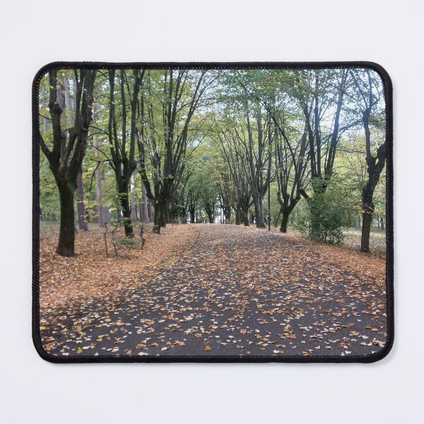 Item preview, Tree Alley in Early Autumn Peaceful Nature Landscape designed and sold by AndaBast.
