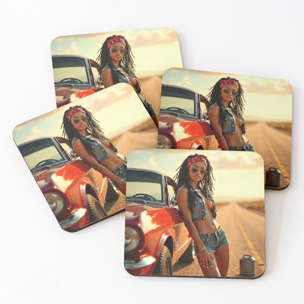 Item preview, Desert Heat: Retro Roadside Muse designed and sold by Huskyyy Designs.