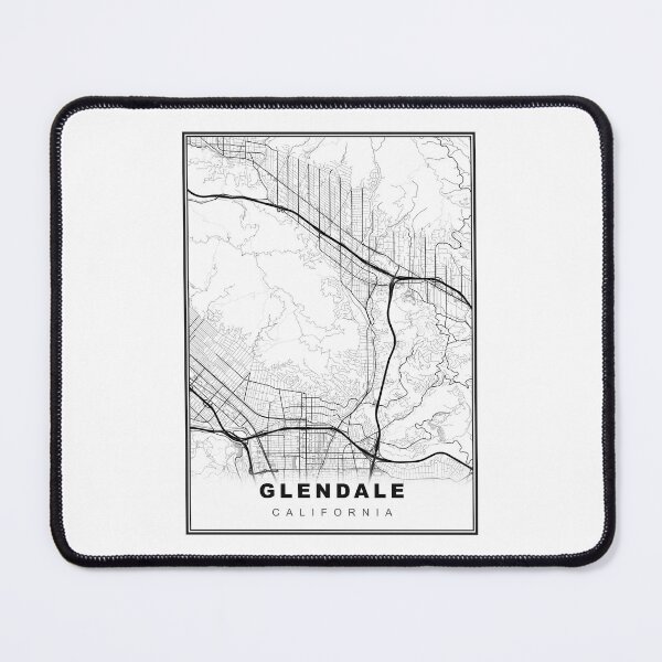 Item preview, Glendale Map designed and sold by Tamas Das.