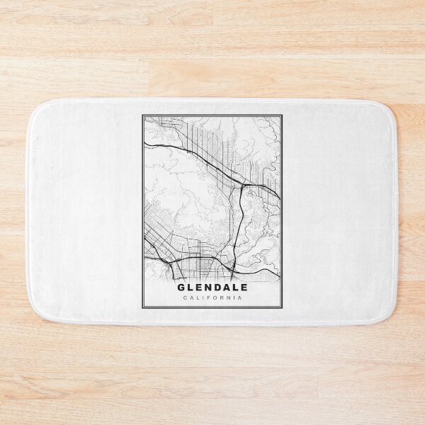 Item preview, Glendale Map designed and sold by Tamas Das.