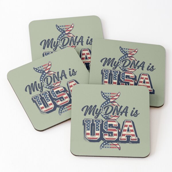 Item preview, My DNA is USA 70s Vintage Decal Tee 250th Anniversary Fourth of July designed and sold by Cozy-Old-Pub.