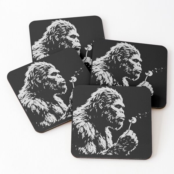 Item preview, Bigfoot Blowing Dandelion - Whimsical Sasquatch Minimalist Art designed and sold by haitrieuic96.