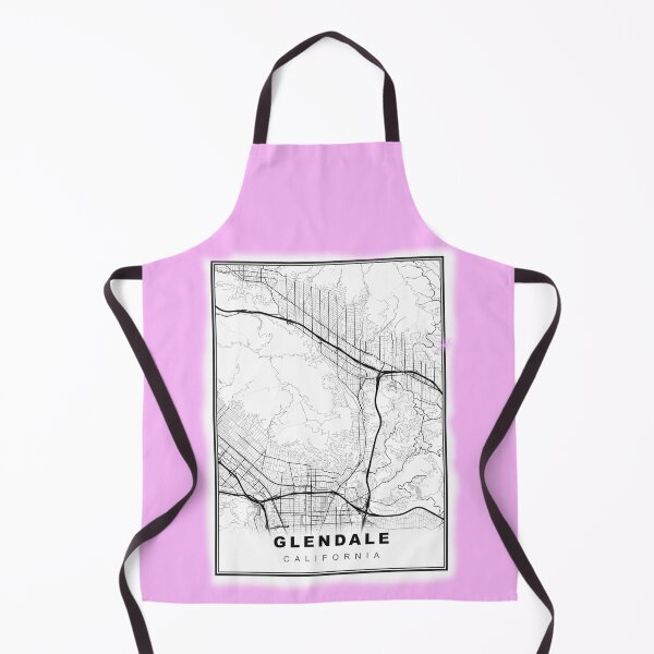 Item preview, Minimalist Glendale Map designed and sold by Tamas Das.