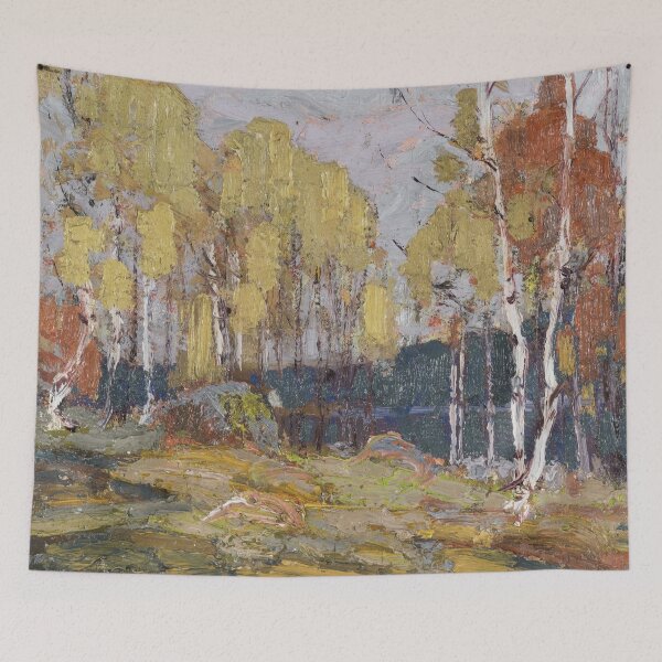 Item preview, New Upload 7 - tom thomson - Best artist - Tom Thomson – Spirit of the Canadian Wilderness – Framed Print designed and sold by KirstenShShop.