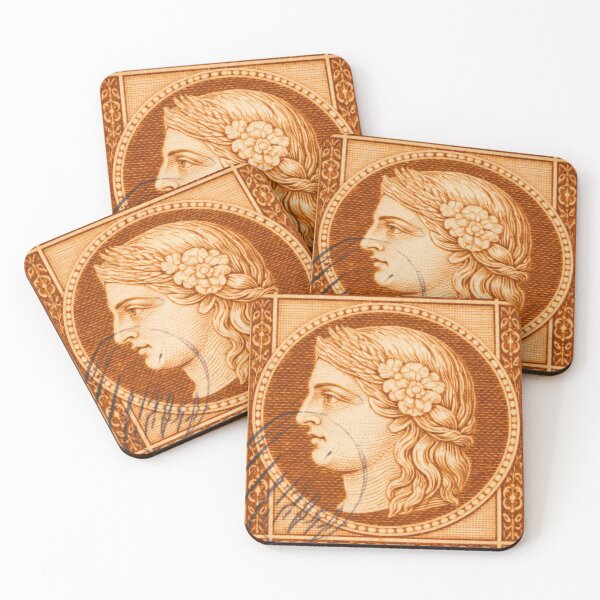 Item preview, French Ceres Stamp – France, 1849 - T-shirt designed and sold by JcAbstractArt.