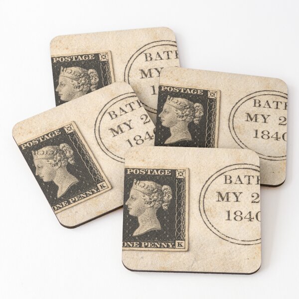 Item preview, One of the Oldest Stamps in the World - 1840 designed and sold by JcAbstractArt.