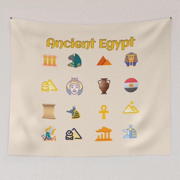 Item preview, Ancient Egypt — Cultural Icons Sticker Collection designed and sold by Yasmine Mohammed.