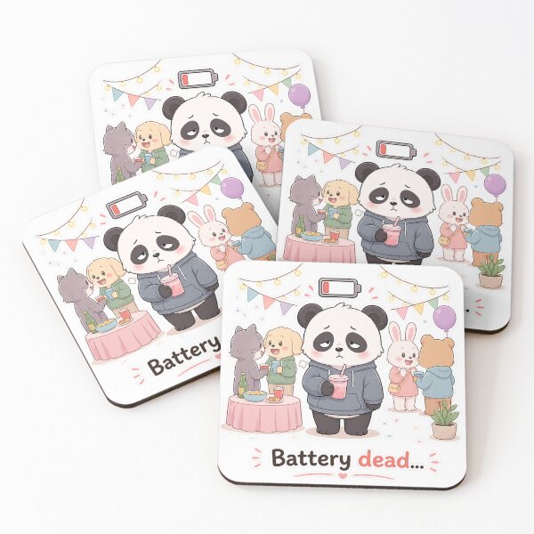 Item preview, Panda Social Battery Dead Introvert Mood Moment designed and sold by Sadia  Jannat.