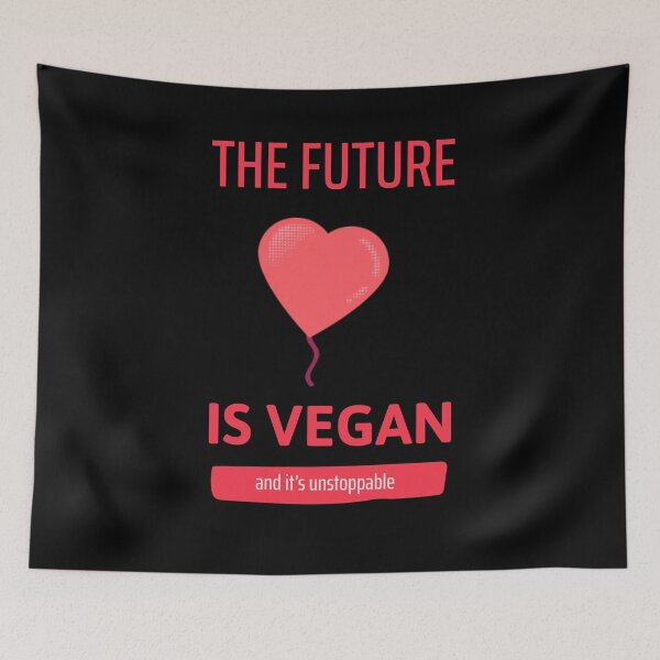 Item preview, The Future is Vegan and Unstoppable Bold Vegan Statement Design designed and sold by AndaBast.
