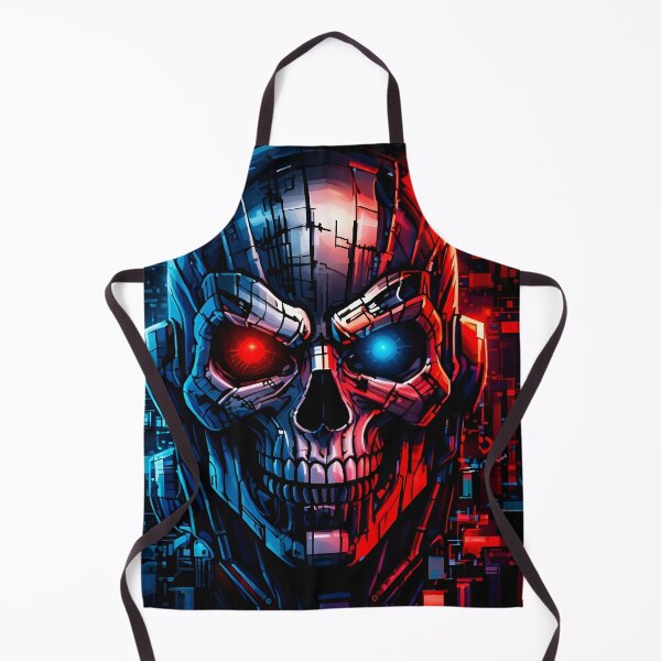 Item preview, Cyberpunk Hacker Skull designed and sold by digicx.